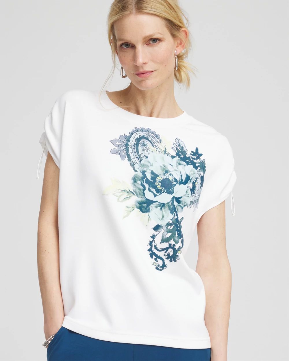 Zenergy® Scuba Cap Sleeve Tee | Chico's